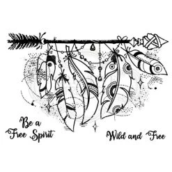 Bon marché 🥰 Tampon Transparent Flèche à Plumes Woodware 😍