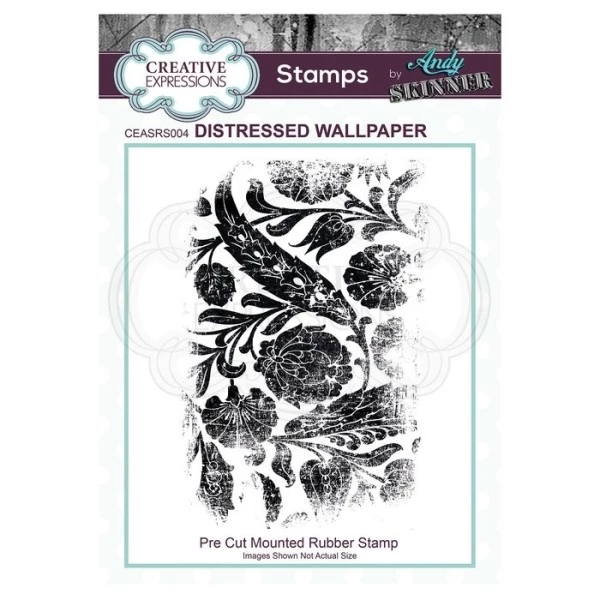 Le moins cher ✔️ CREATIVE EXPRESSIONS Tampons Cling Tampon De Fond Andy Skinner Distressed Wallpaper ✨ 1 Le moins cher ✔️ CREATIVE EXPRESSIONS Tampons Cling Tampon De Fond Andy Skinner Distressed Wallpaper ✨