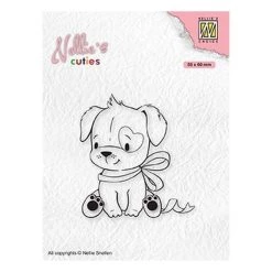 Nouveau 🔥 Tampon Transparent Clear Stamp Scrapbooking Nellie S Choice CHIEN 015 😉