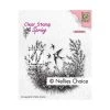 Coupon 👍 Tampon Transparent Clear Stamp Scrapbooking Nellie S Choice PRINTEMPS FLEUR HIRONDELLE 016 ❤️