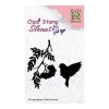 Sortie 🔔 Tampon Transparent Clear Stamp Scrapbooking Nellie S Choice OISEAU FEUILLAGE 029 👍