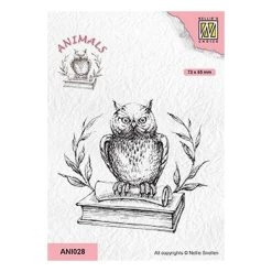 Meilleure vente 🥰 Tampon Transparent Clear Stamp Scrapbooking Nellie S Choice HIBOUX LIVRE 028 😀