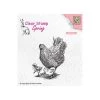 Acheter 🔔 Tampon Transparent Clear Stamp Scrapbooking Nellie S Choice POULE POUSSIN 015 🧨