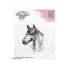 Le moins cher ❤️ Tampon Transparent Clear Stamp Scrapbooking Nellie S Choice TETE DE CHEVAL 018 😉