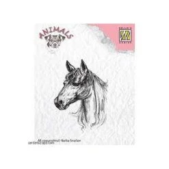 Le moins cher ❤️ Tampon Transparent Clear Stamp Scrapbooking Nellie S Choice TETE DE CHEVAL 018 😉