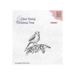 Grosses soldes ✨ Tampon Transparent Clear Stamp Scrapbooking Nellie S Choice OISEAU BRANCHE 032 🧨