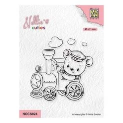 Meilleur prix 🎁 Tampon Transparent Clear Stamp Scrapbooking Nellie S Choice NOUNOURS TRAIN 024 ✨