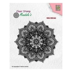 De gros ❤️ Tampon Transparent Clear Stamp Scrapbooking Nellie S Choice MANDALA 006 ⌛