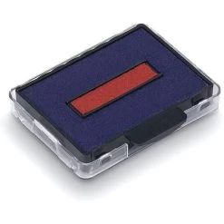Sortie 🤩 Trodat Accessoires Pour Tampons Cassette D'encrage 6/50/2 - Bleu/Rouge 💯