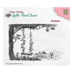 Meilleur prix ⭐ Tampon Transparent Clear Stamp Scrapbooking Nellie S Choice ARBRE BALANCOIRE 035 💯