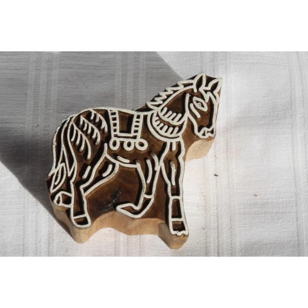 Grosses soldes ❤️ Ethnique Création Tampon Bois Tampon Batik En Bois, Pochoir Cheval, Tampon Encreur 🔥 2 Grosses soldes ❤️ Ethnique Création Tampon Bois Tampon Batik En Bois, Pochoir Cheval, Tampon Encreur 🔥 – Image 2