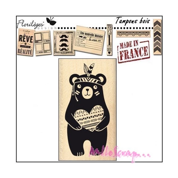 Top 10 🛒 Tampon Bois Ourson Au Grand Cœur Florilèges Design 🎉 1 Top 10 🛒 Tampon Bois Ourson Au Grand Cœur Florilèges Design 🎉
