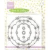 Meilleure affaire 😀 Tampon Transparent Tampons Clear Transparents Bordure Cercle Scrapbooking Carterie DDS3314 Marianne Design 🎉