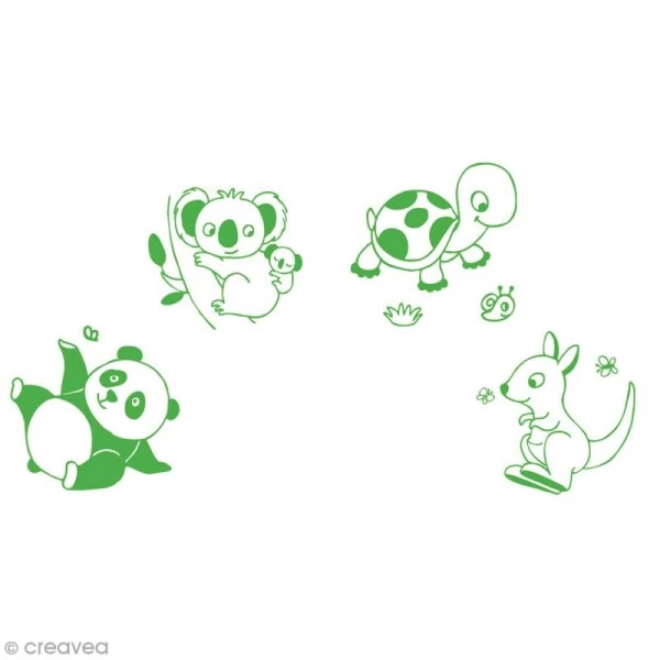 Bon marché 🥰 Aladine Tampon Enfant Tampons Stampo Baby - Animaux 🤩 2 Bon marché 🥰 Aladine Tampon Enfant Tampons Stampo Baby - Animaux 🤩 – Image 2